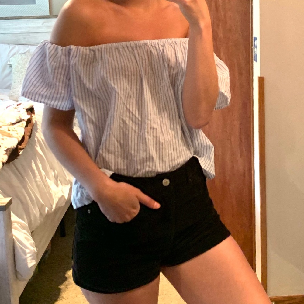 Off the shoulder shirt